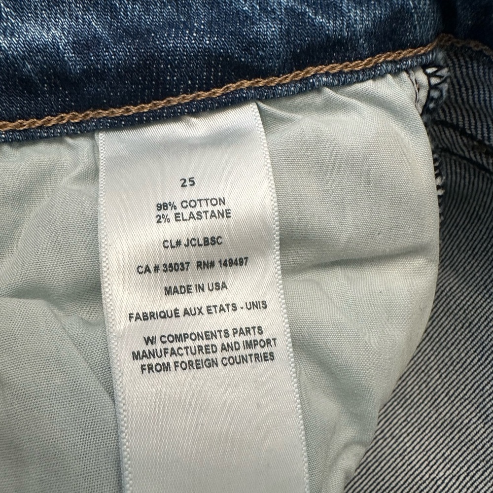 FAVORITE DAUGHTER Jeans High Rise Slim Straight Denim Size 25 NWT $198 MSRP NEW - Picture 15 of 17